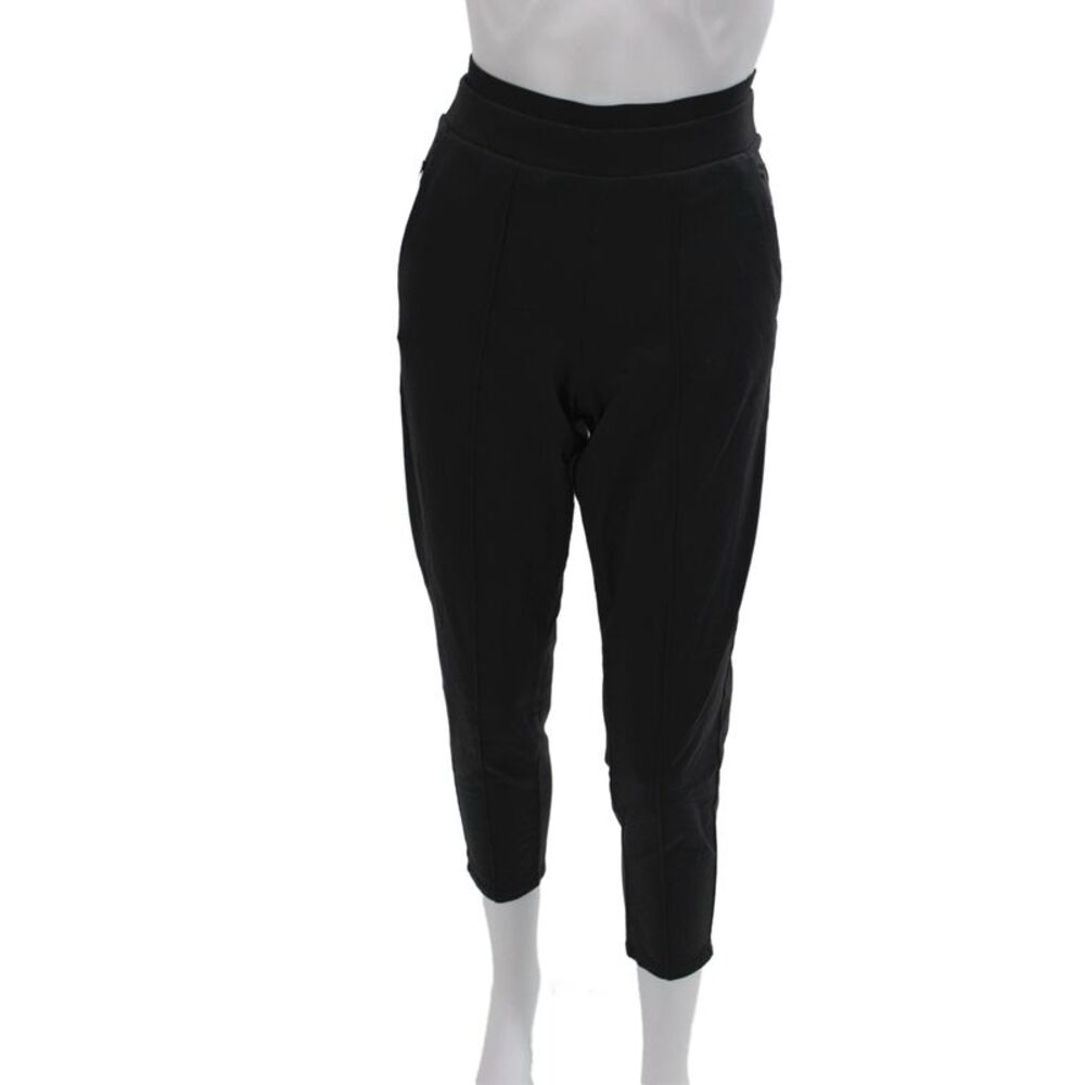 Athleta Women Ankle Pants Black Pull On Supplex Nylon Size XS